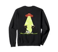 Cat Soccer UFO Abduction Art Japonais Sweatshirt