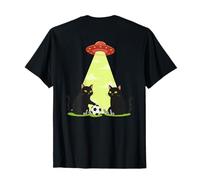 Cat Soccer UFO Abduction Art Japonais T-Shirt