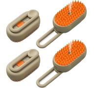 Cat Steam Brush 2025 New Pet Steam Groomer Comb,3in1 Steam Cat Grooming Brush,Pet Hair Cleaning Brush Comb for Cats Dogs (2Pcs-C)