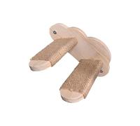 Cat Steps for Wall, Solid Wood Wall Floating Cat Stairway, Safe Elegant Kitten Shelves Perches for Bedroom, Living Room, Indoor Use for Small Spaces, 9.45 x 7.87 x 3.94 inches