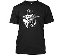 Cat Stevens White Stencil 15 DMN t-Shirt