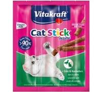 Vitakraft - Friandises pour chats - Cat Stick Classic - Canard & Lapin - Sans sucres ajoutés - 3x6 g