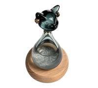 Cat Storm Glass Weather Predictor - Glass 7x7x12cm 2.75x2.75x4.72in