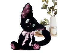 Cat Stuffed Animals - Soft Hugging Doll Pillow for Comfort Present | Plush Fabric with Filling, Cute Animal Cushion Toy for Bedroom Sofa Travel Birthday Festival Use