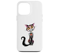 Cat Sugar Skull Dia de Los Muertos, Day of The Dead Coque pour iPhone 13 Pro Max