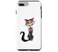 Cat Sugar Skull Dia de Los Muertos, Day of The Dead Coque pour iPhone 7 Plus/8 Plus