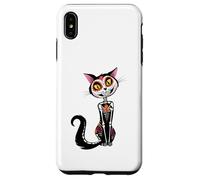 Cat Sugar Skull Dia de Los Muertos, Day of The Dead Coque pour iPhone XS Max