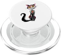 Cat Sugar Skull Dia de Los Muertos, Day of The Dead PopSockets PopGrip pour MagSafe