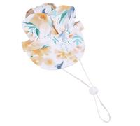 Cat Sun Hat, Colorful Breathable Bucket Cap with Ear Holes, Cooling Sunscreen Pet Cup for Protection, Ideal for Outdoor Walking Travel Photoshoots Summer Use 17.71 inches