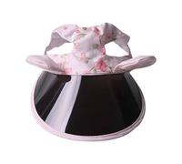 Cat Sun Hat, Pet UV Shield Cap, Breathable Mesh Headwear, Lightweight Cooling Bonnet, Outdoor Shade Protection Accessory for Summer Beach Travel Commuting Hiking Camping Walking Outdoor