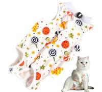 Cat Surgery Recovery Suit Female Anti-Licking Anti-Shedding Breathable Cat Recovery Suit Soft for Pet After Surgery, M