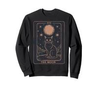 Cat Tarot Card - The Moon Vintage Style Tee Sweatshirt