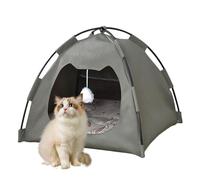 Cat Tent, Portable Cats Cave Nest Bed, Breathable Crate Condo House for Indoor Outdoor Use, All-Season Shelter for Kitten, Puppy, Bunny, Dog, Travel, and Camping Comfort