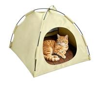 Cat Tent, Portable Kitten Tent Bed, Folding Pet Cooling House