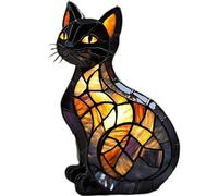 Cat Themed Led Table Lamp, Solymall Chatonlumineux, Chat Lumineux Une Fabrication Artisanale, Le Cadeau Ultime Pour Les Amoureux Des Chats De Tous Âges (B)