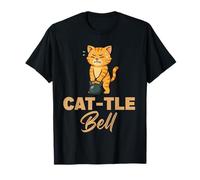 Cat-tle Bell Cat Deadlift Entraînement Haltérophilie Gym T-Shirt