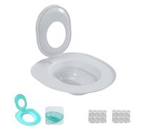 Cat Toilet Seat Training Kit,Reusable Removable Pet Toilets Trainer,Portable Trainer for Home Pet Shop Pets Potty,Easy Installation (Gray)