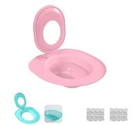 Cat Toilet Seat Training Kit,Reusable Removable Pet Toilets Trainer,Portable Trainer for Home Pet Shop Pets Potty,Easy Installation (Pink)