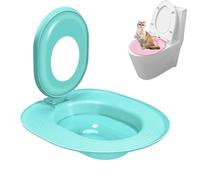 Cat Toilet Trainer Kit, Cat Toilet Training System, Teach to Use, Professional Urinal Reusable Kit System (Blue)