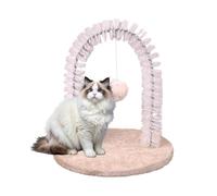 Cat toiletteur - Scratch & Groom Cat Scratcher | Cat Arch Felding Dreamer pour animaux de compagnie intérieurs | Post de frottement de toilettage Scratching Pad Masage Brush Brush Remover Repover Pet