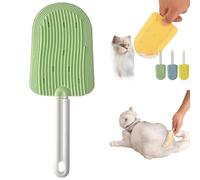 Cat Tongue Comb, Cat Tongue Brush for Long Haired Cats, Pet Skin-Friendly Grooming Brush, Multifunctional Pet Massage Brush, Self-Cleaning Pet Hair Removal Tool for Dogs and Cats (Green)