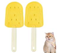 Cat Tongue Comb,Celerypets Cat Tongue Comb,Cat Tongue Brush,Multifunctional Pet Ice Cream Massage Comb,2024 New Cat Tongue Licking Hair Comb for Grooming Dogs Cats Pet Grooming Shedding (2pcs-2)
