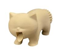 Cat Toothpaste Dispenser - Creative Cartoon Tube Presser Tool, Animal Shape Paste Organizer, Easy Squeeze Toothpaste Holder with Decorative Topper for Bathroom Shower Kids Dorm Home Countertop Animal