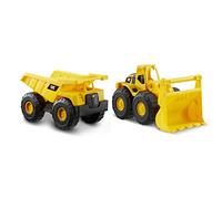 CAT Tough Rigs - Pack Camion Benne et Chargeur Frontal 38 cm