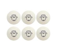 Cat Toy Balls - 6 Pack Natural Wool | Silent Interactive Play, Chewing & Sc