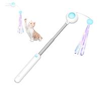 Cat Toy - Cat Toys | Stick télescopique Pet PECTEUR INTERACTIF pour l'exercice DE PLAGATION Nuit CÂBLES Appartement RÊVE DE Voyage intérieur, durabilité Durable et Un coût élevé-