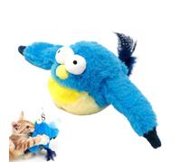 Cat Toy Chirping Bird - Electric Teaser Soft Companion for Playful Fun | Interactive Flapping Bird with Realistic Movements, Battery Operated Entertainment for Living Room Bedroom Study Room Backyard