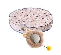 Cat Toy - jouet mobile rechargeable pour balle roulante, couverture de chasse avec temps de jeu d'éclairage automatique pour le divertissement, gratter, entraînement, auto-jeu et ennui, 27,56 pouces d