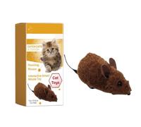 Cat Toy Mice - Interactive Moving Mouse | Plush Automatic Cat Play Toy | Soft Velvet Mouse Design, Automatic Moving Action, Encourages Exercise and Play, for Indoor Outdoor Cats Daily Entertainment