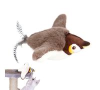 Cat Toy - Plush - 9,45 x 9,06 x 2,36 in Catnip Toy Interactive Flying Bird For Active Play | USB Rechargeable Automatic Flapping Bird Interactive Cat Toys For Indoor Cats, Boredom Relief, Exercise
