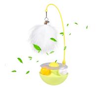 Cat Toy Wand, Interactive Ball Game, 3.54x2.56x6.3 inches Pet Training Accessory, Engaging Scratching Hunting Simulation for Outdoor Play Climbing Exercise and Mental Stimulation Activities