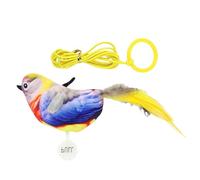 Cat Toys Chirping Tit - Pet Bird Interactive Cat Toy, Simulated Chirping Bird with Catnip | Touch Activated KittenToy, Cat Toys Flapping Bird, Interactive Cat Toys for Indoor Kitty Kitten Exercise