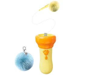 Cat Toys Interactive With Automatic Retractable Teaser Stick And Pole