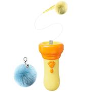 Cat Toys Interactive With Automatic Retractable Teaser Stick And Pole | interactive wand toy for cats is safe to bite and gentle on paws, reducing the chance of mouth irritation. After energetic