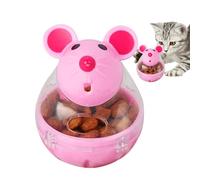 Cat Treat Dispenser - Boule de nourriture rotative pour animaux de compagnie | Nourriture lente interactive pour chats, favorise une alimentation saine, prévient l'obésité, ajuste le régime