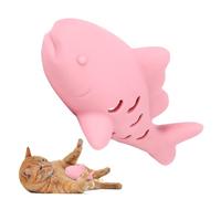 Cat Treat Dispenser, Indoor Chew Feeder, 4.72x3.03in Teeth-Cleaning Design, Weight Control Function, Foraging Play Toy for Multi Cats Households and Boredom
