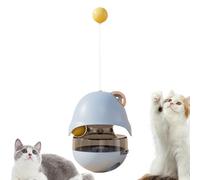 Cat Treat Dispenser, Kitten Food Ball, Small Cat Food Balls, Slow Feeder Cat Food Toy, Cat Food Dispenser Interactive Puzzle Ball Toy, Easy to Use, Portable for Pet Training