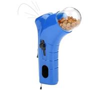 Cat Treat Gun Shooter, Interactive Cat Treat Shooter Gun, nCat Treat Dispenser Launcher Toy, Pet Treat Snack Launcher Dog Food Catapult for Dog Exercise Training (Blue)