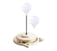 Cat Treat Puzzle, Treat Ball pour les chats - Puzzles de traitement des chats interactifs,Boule de nourriture pour animaux de compagnie avec piste à rouleaux, jouets de distribution de nourriture, jou