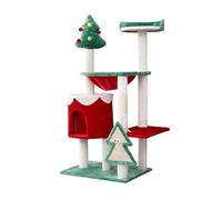 Cat Tree, Arbre de Noël for Chats d'intérieur, Tour d'escalade à Plusieurs Niveaux avec Condos, perchoirs supérieurs, hamac, griffoirs en sisal,for Kittens(Flagship-Three Level)