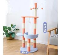 Cat Tree Cat Scratcher à Trois Couches de Chat à Trois Couches Cat House à Quatre Couches Chats grimpant Coucage Couch de Protection Meubles Chats grattant Post Pet Pet Toys Cat Aspirant Arbre