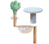 Cat Tree Indoor | Cactus Cat Tower | Interactive Pets Tree | Cats Tower Condo | Removable Pet Climber | Cat Scratching Post | Cats Tree Playhouse Small Tower for Small Large Cats