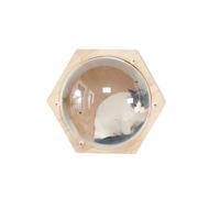 Cat Tree, Maison Murale en Bois for Chat, lit Tour, Structure d'escalade en Forme de Capsule Spatiale, échelle à Jouets for Chatons, griffoir for Animaux de Compagnie,for Kittens(47cm Hexagon)