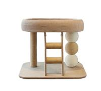 Cat Tree, Petit Arbre à Chat Tour avec perchoir supérieur, griffoir, Protection des Meubles, Jouet d'entraînement for Chats d'intérieur, Cadre d'escalade,Parts