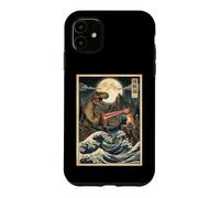 Cat Trex Monster Battle est Un passionné de Dinosaures Coque pour iPhone 11