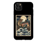 Cat Trex Monster Battle est Un passionné de Dinosaures Coque pour iPhone 11 Pro Max